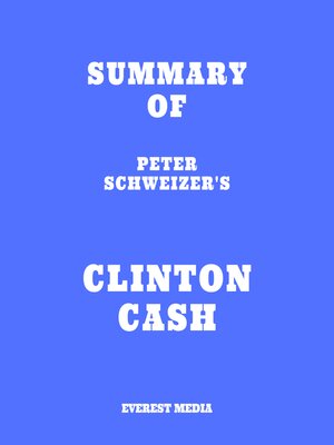cover image of Summary of Peter Schweizer's Clinton Cash